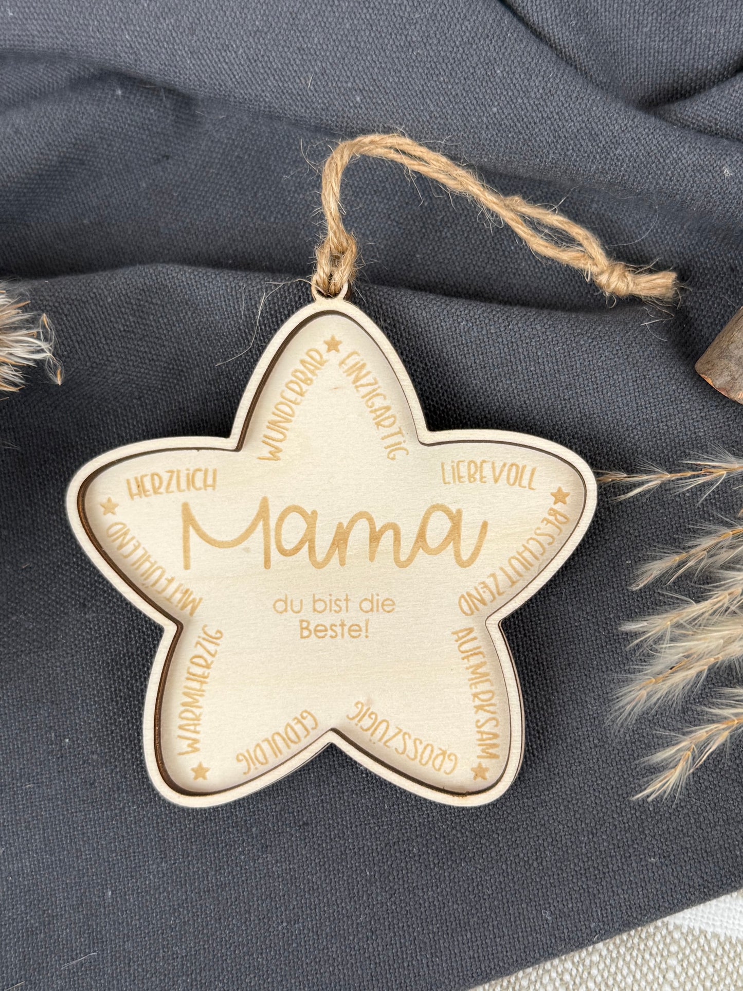 Anhänger sternförmig Familie